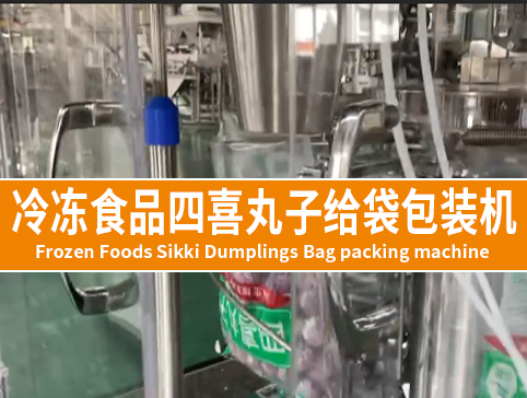 冷凍食品四喜丸子給袋包裝機